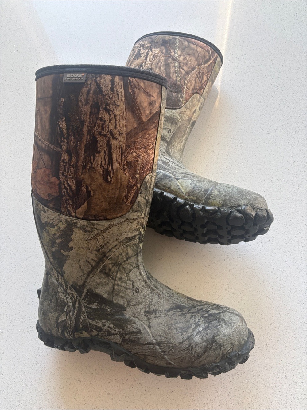 Bogs Men's Camouflage Waterproof Rain & Snow Boots - rated at -40